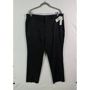 Calvin‎ Klein Mens Black Dress Pants size 36x30 Relax Fit NEW Business Casual